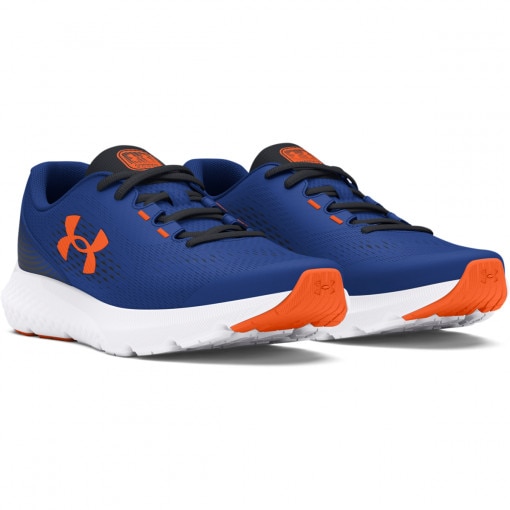 Chłopięce buty do biegania Under Armour UA BGS Charged Rogue 4 - niebieskie