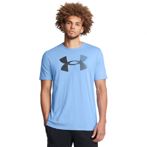  UNDER ARMOUR Męski tshirt z nadrukiem Under Armour UA Big Logo Fill SS  niebieski Niebieski