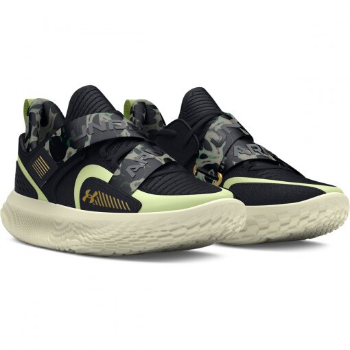 Buty do koszykówki uniseks Under Armour UA Flow Futr X 4 Camo - czarne
