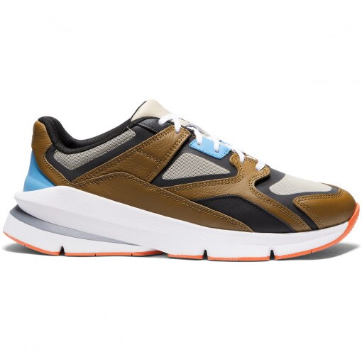 UNDER ARMOUR Sneakersy uniseks Under Armour UA Forge 96 Leather Reissue  brązowe Brązowy