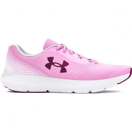 UNDER ARMOUR Dziewczęce buty do biegania Under Armour UA Ggs Charged Rogue 4 różowe Różowy