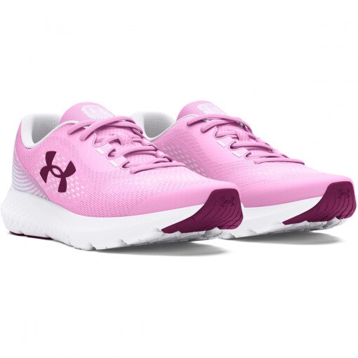 Dziewczęce buty do biegania Under Armour UA Ggs Charged Rogue 4 - różowe
