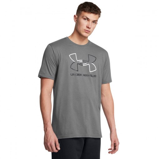 UNDER ARMOUR Męski tshirt z nadrukiem Under Armour UA Gl Foundation Update Ss  szary Szary