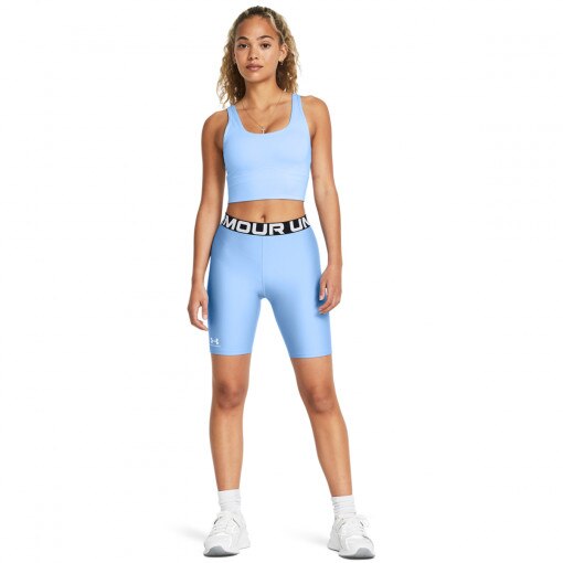 UNDER ARMOUR Damskie kolarki treningowe Under Armour UA Hg Authentics 8in Short niebieskie Niebieski