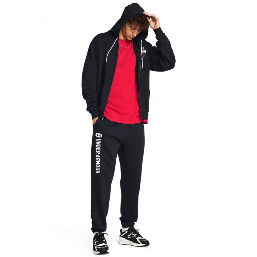 UNDER ARMOUR Męskie spodnie dresowe Under Armour UA Icon Flc 24/7 Jgr  czarne Czarny