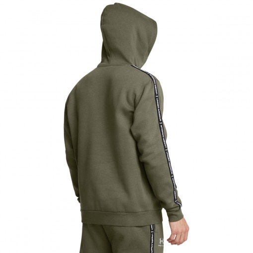 Męska bluza dresowa nierozpinana z kapturem Under Armour UA Icon Fleece Hd Taping - khaki
