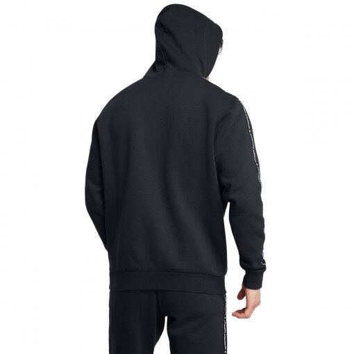 Męska bluza dresowa nierozpinana z kapturem Under Armour UA Icon Fleece Hd Taping - czarna