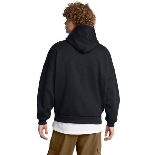 Męska bluza dresowa nierozpinana z kapturem Under Armour UA Icon Fleece Os Hood - czarna