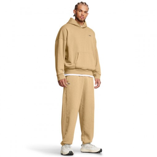 UNDER ARMOUR Męskie spodnie dresowe Under Armour UA Icon Hwt Flc Wash Os Pant  brązowe Brązowy