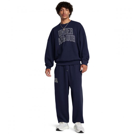 UNDER ARMOUR Męskie spodnie dresowe Under Armour UA Icon Hwt Terry Os Pant granatowe Granatowy