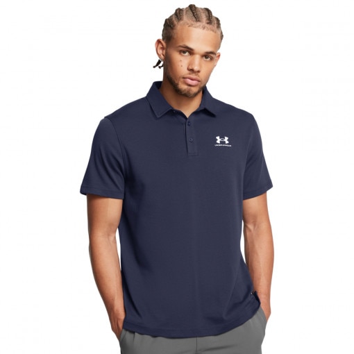 UNDER ARMOUR Męska koszulka polo Under Armour UA Icon Polo  granatowa Granatowy