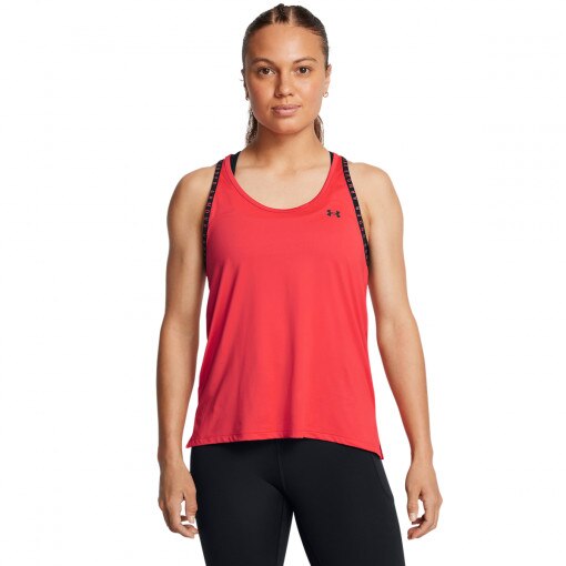 Obrazek dla: UNDER ARMOUR Damski top treningowy Under Armour Knockout Tank  czerwony Czerwony