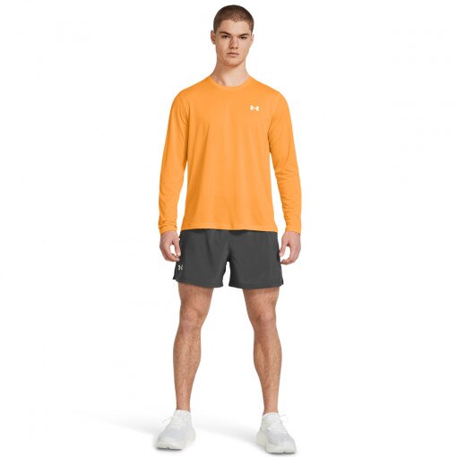UNDER ARMOUR Męskie spodenki do biegania Under Armour UA Launch 5'' Unlined Shorts  szare Szary