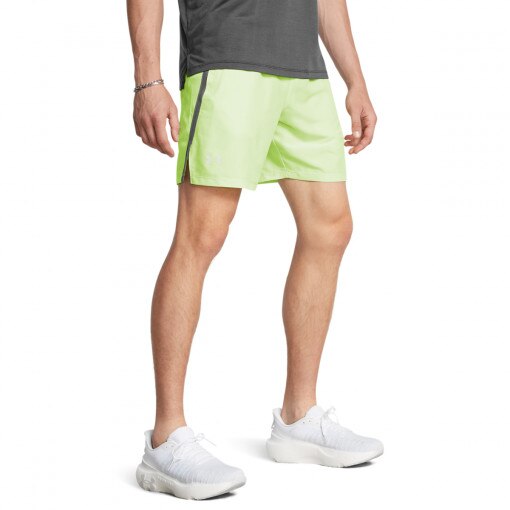 Męskie spodenki do biegania Under Armour UA Launch 7'' Short - zielone