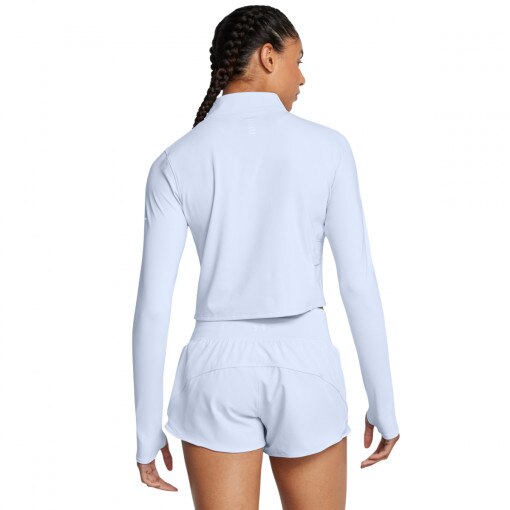 Damski longsleeve do biegania Under Armour UA Launch Elite Half Zip - niebieski