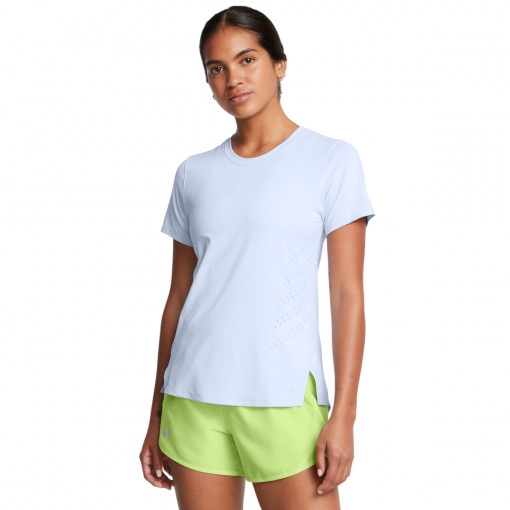 UNDER ARMOUR Damska koszulka do biegania Under Armour UA Launch Elite Shortsleeve  niebieska Niebieski