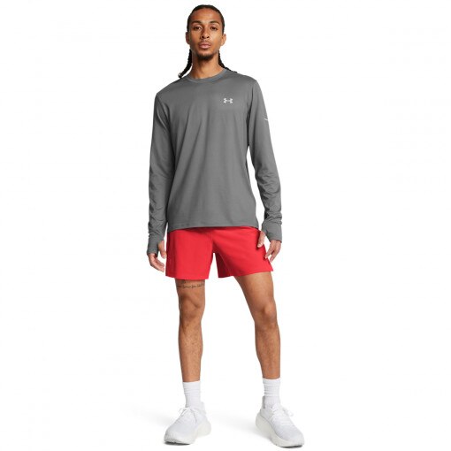 UNDER ARMOUR Męskie spodenki do biegania Under Armour UA Launch Pro 5'' Shorts  czerwone Czerwony