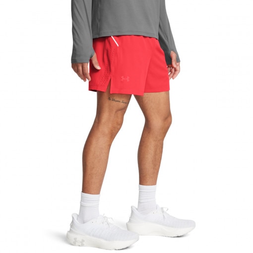 Męskie spodenki do biegania Under Armour UA Launch Pro 5'' Shorts - czerwone