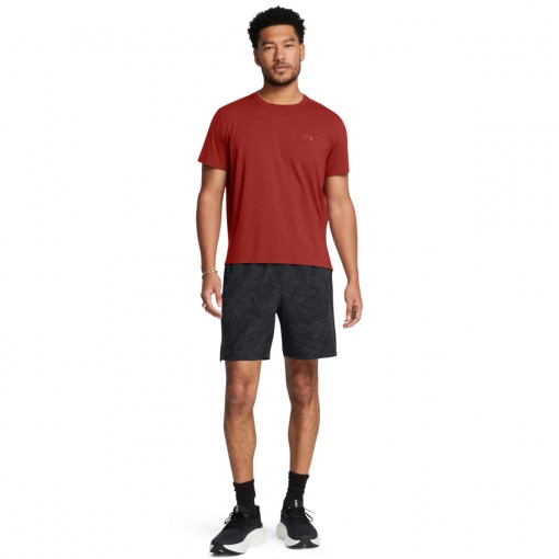 UNDER ARMOUR Męskie spodenki do biegania Under Armour Launch Pro 7'' Printed Short  czarne Czarny