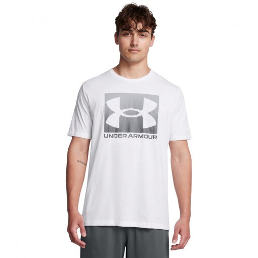 UNDER ARMOUR Męski tshirt z nadrukiem Under Armour UA M Boxed Sports Updated Ss  biały Biały