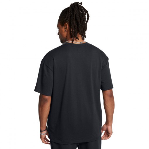 Męski t-shirt z nadrukiem Under Armour UA M Hw Os Sm Box Ss - czarny
