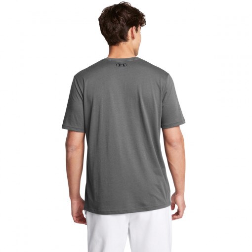 Męski t-shirt z nadrukiem Under Armour UA M Sportstyle LC SS - szary