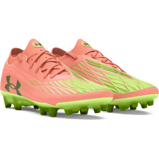 Buty piłkarskie korki lanki uniseks Under Armour UA Magnetico Elite 4 Fg - pomarańczowe
