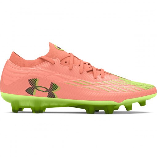 UNDER ARMOUR Buty piłkarskie korki lanki uniseks Under Armour UA Magnetico Elite 4 Fg  pomarańczowe Pomarańczowy