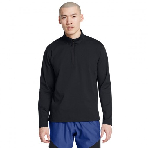UNDER ARMOUR Męski longsleeve treningowy Under Armour UA Meridian 1/4 Zip  czarny Czarny