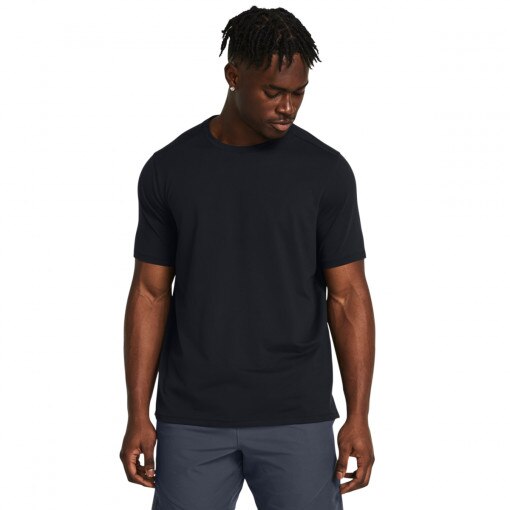 UNDER ARMOUR Męska koszulka treningowa Under Armour UA Meridian Ss  czarna Czarny