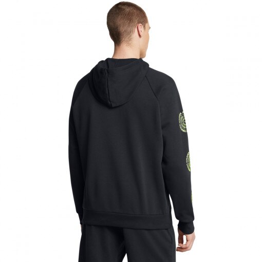 Męska bluza dresowa z kapturem Under Armour UA Rival Fleece Hbr Logo Hd - czarna