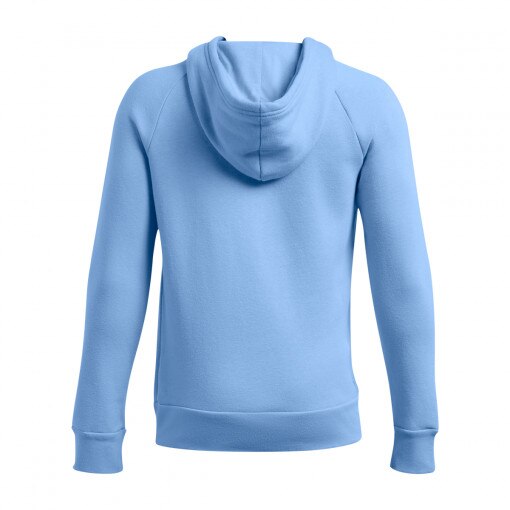 Chłopięca bluza dresowa nierozpinana z kapturem Under ArmourUA Rival Fleece Hoodie - niebieska