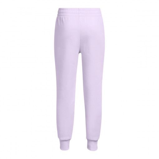 Dziewczęce spodnie dresowe Under Armour UA Rival Fleece Joggers - fioletowe