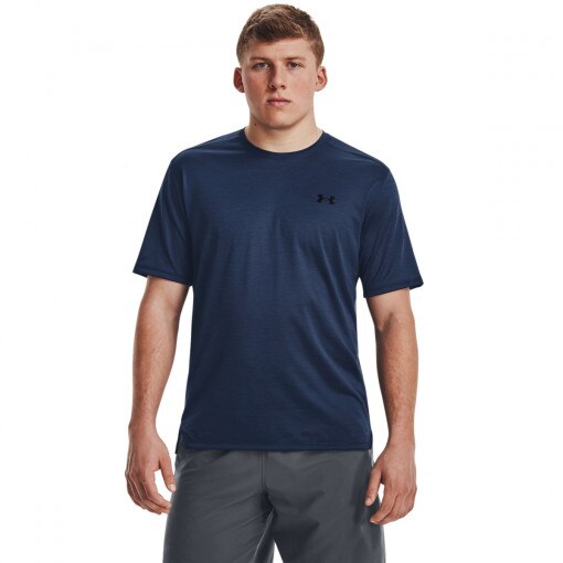 UNDER ARMOUR Męska koszulka treningowa Under Armour UA Tech Vent SS  granatowa Granatowy