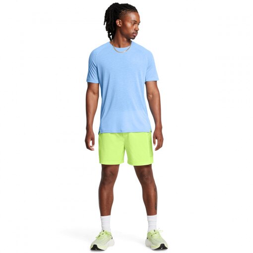 UNDER ARMOUR Męskie spodenki do biegania Under Armour UA Trail Run 5'' Shorts  zielone Zielony