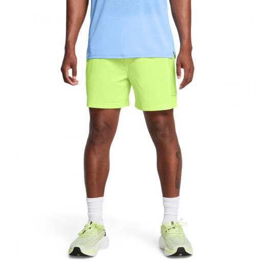 Męskie spodenki do biegania Under Armour UA Trail Run 5'' Shorts - zielone