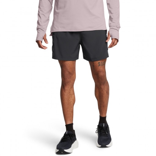 Męskie spodenki do biegania Under Armour UA Trail Run 5'' Shorts - czarne