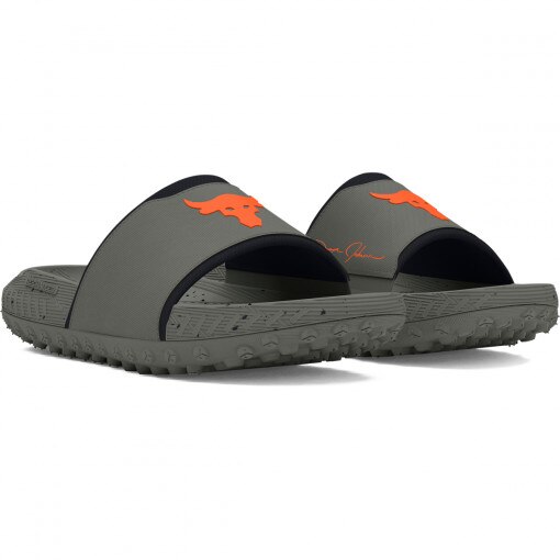 Klapki uniseks Under Armour UA Project Rock 3 SL - zielone