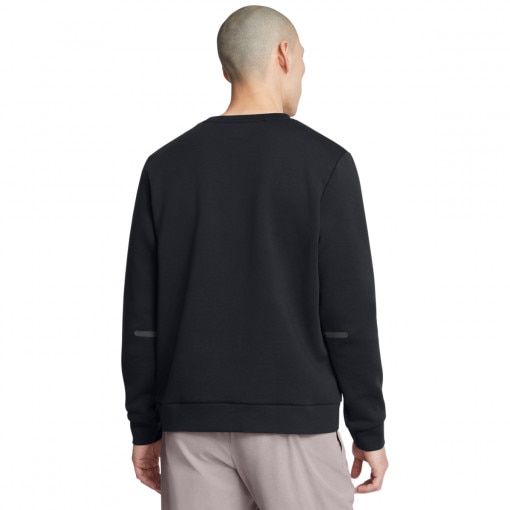 Męska bluza dresowa nierozpinana bez kaptura Under Armour UA Unstoppable Flc Crew Eu - czarna