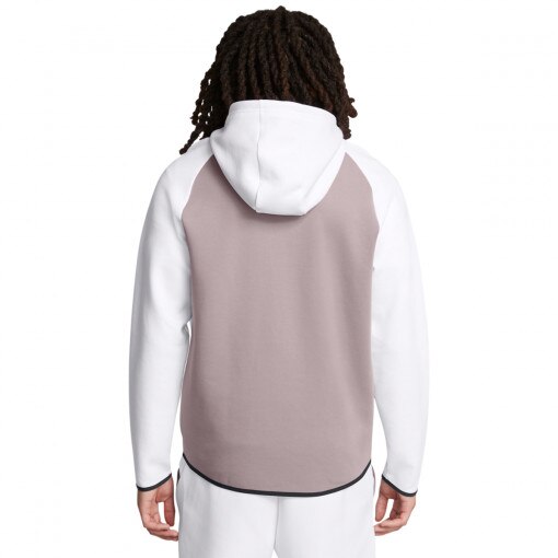 Męska bluza dresowa rozpinana z kapturem Under Armour UA Unstoppable Fleece Full-Zip - biała