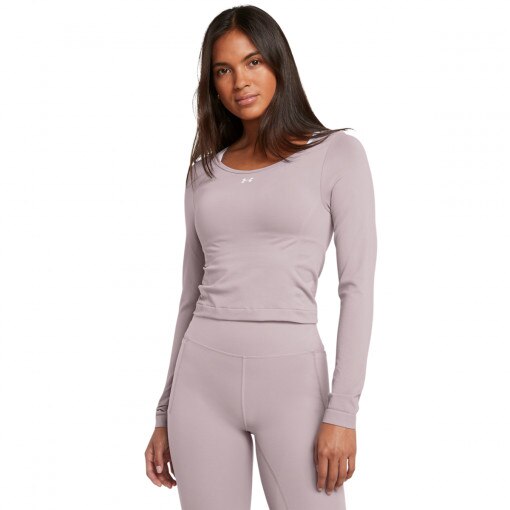 UNDER ARMOUR Damski longsleeve treningowy Under Armour UA Vanish Seamless LS beżowy Beżowy