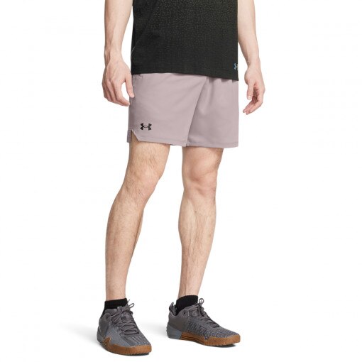 Męskie spodenki treningowe Under Armour UA Vanish Woven 6in Shorts - beżowe