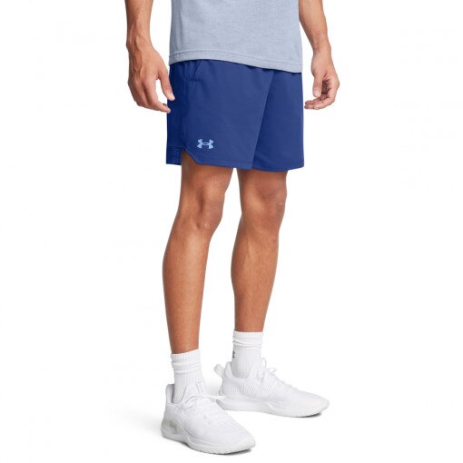 Męskie spodenki treningowe Under Armour UA Vanish Woven 6in Shorts - niebieskie