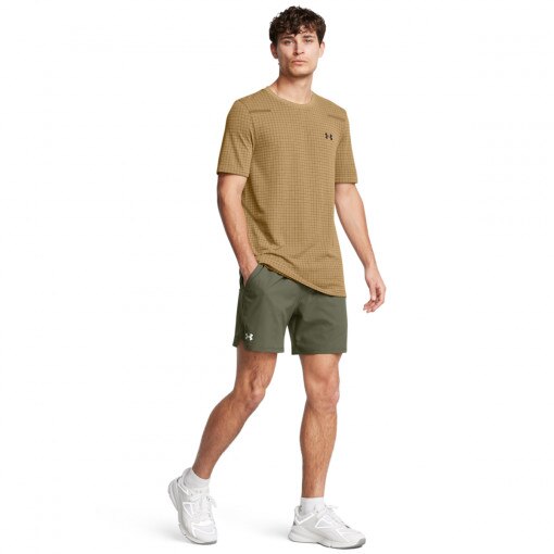 UNDER ARMOUR Męskie spodenki treningowe Under Armour UA Vanish Woven 6in Shorts  oliwkowe/khaki Khaki