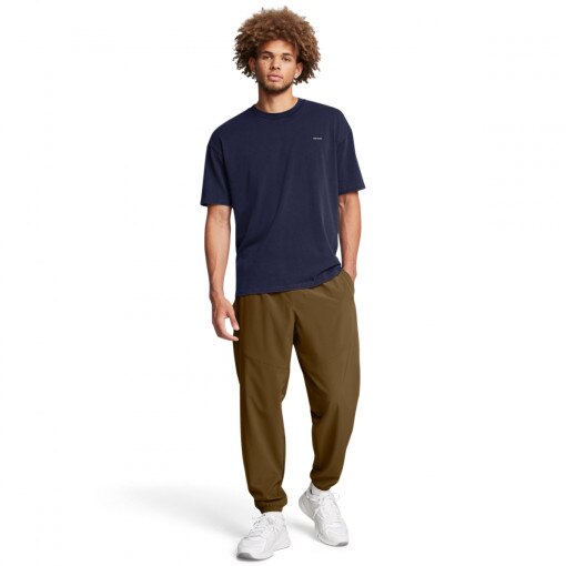 UNDER ARMOUR Męskie spodnie treningowe Under Armour UA Vibe Woven Pants  brązowe Brązowy