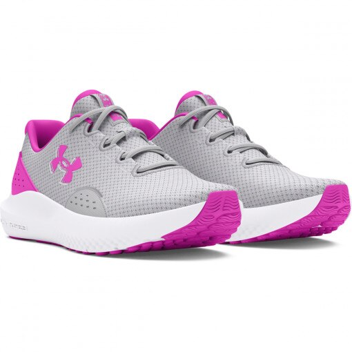 Damskie buty do biegania Under Armour UA W Charged Surge 4 - szare