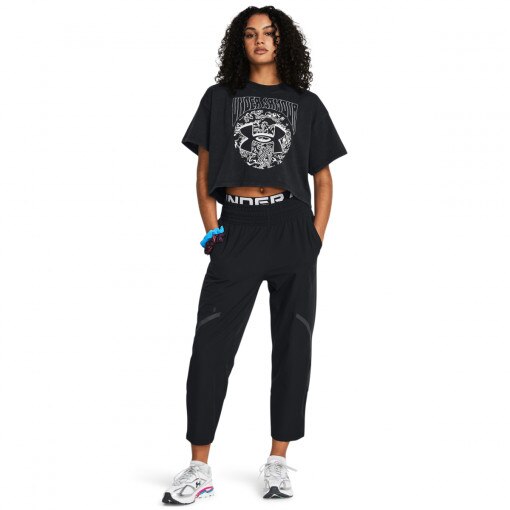 UNDER ARMOUR Damskie spodnie treningowe Under Armour Unstoppable Ankle Pant  czarne Czarny