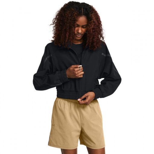 UNDER ARMOUR Damska kurtka treningowa Under Armour Unstoppable Crop Jacket  czarna Czarny