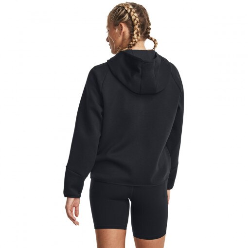 Damska bluza treningowa rozpinana z kapturem Under Armour Unstoppable Fleece FZ - czarna