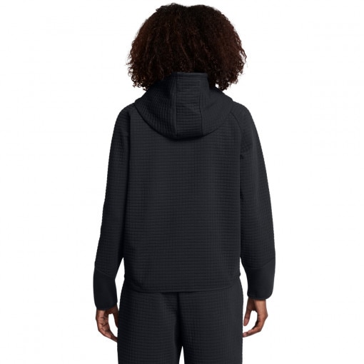 Damska bluza treningowa rozpinana z kapturem Under Armour Unstoppable Flc Txt Fz - czarna
